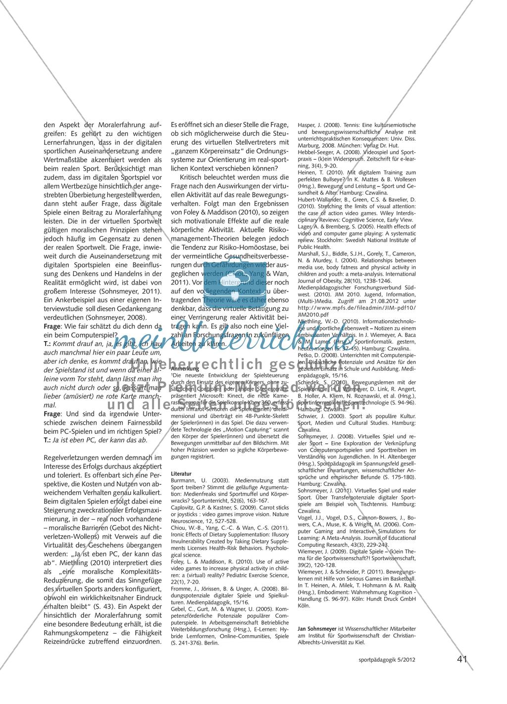 Digitale Bewegungsspiele im Sportunterricht Preview 4