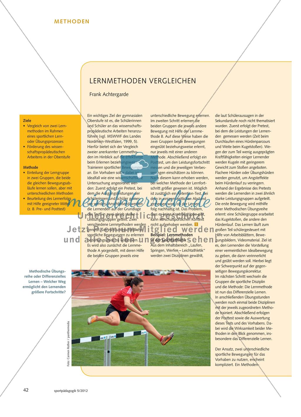 Lernmethoden vergleichen Preview 1