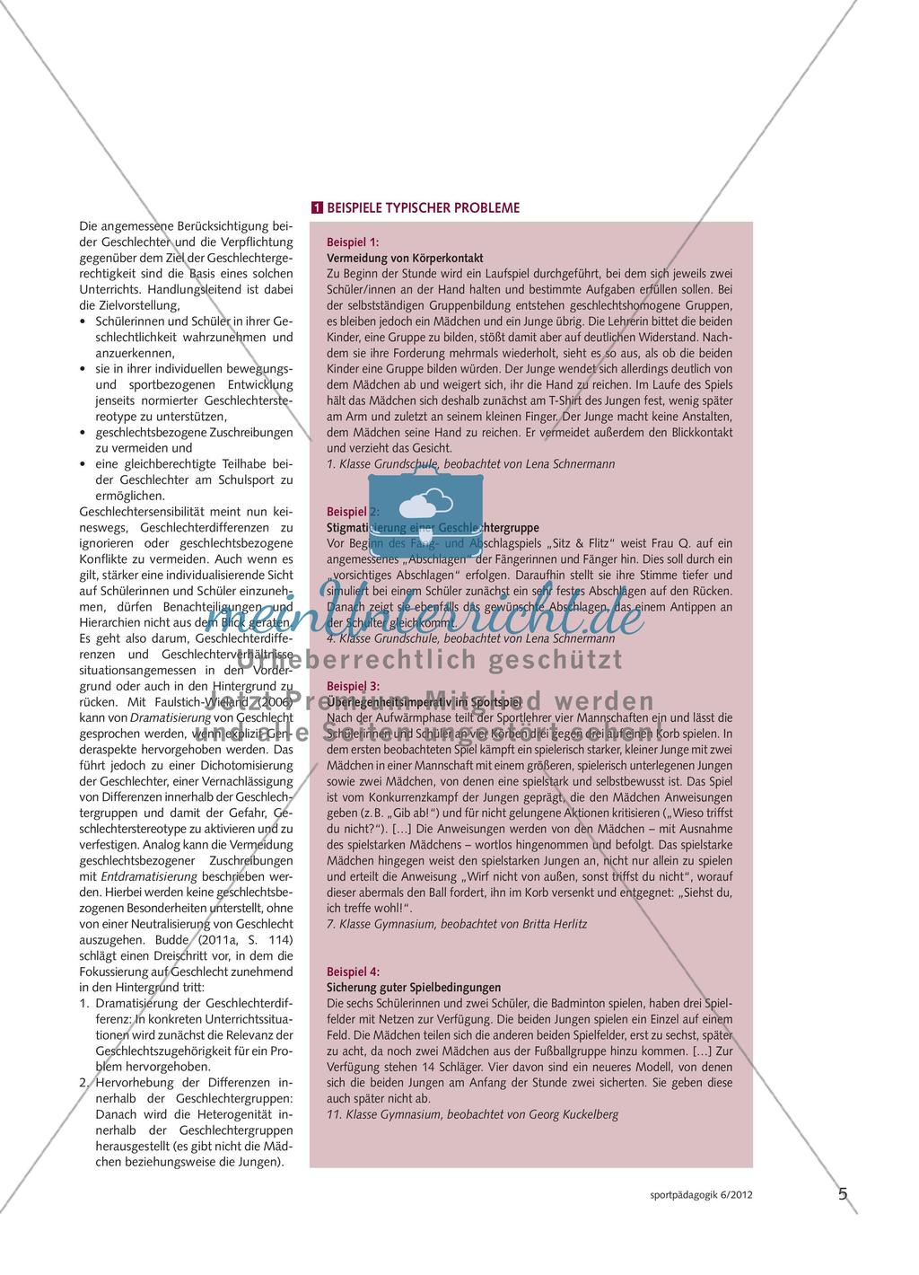 Geschlechtersensibler Schulsport Preview 4