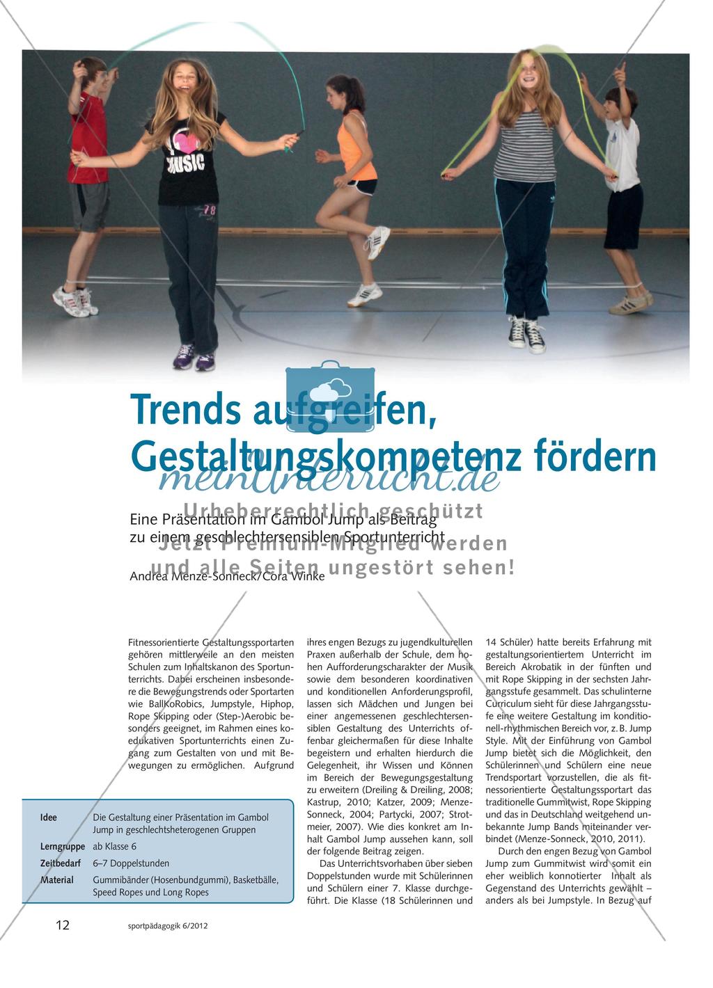 Trends aufgreifen, Gestaltungskompetenz fördern Preview 1