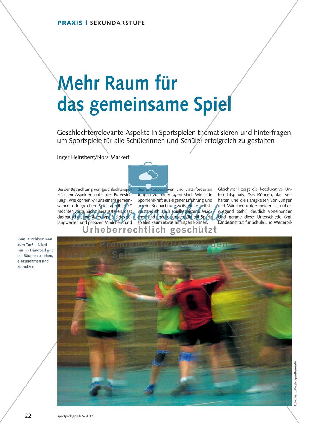 Mehr Raum für das gemeinsame Spiel Preview 1