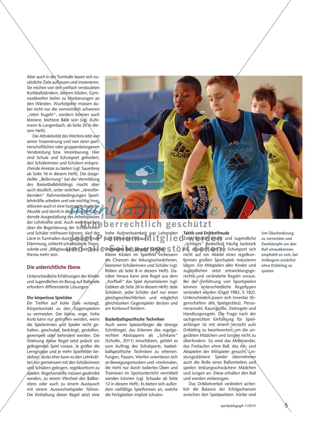 Herausforderungen und Potenziale von Basketball im Schulsport Preview 4