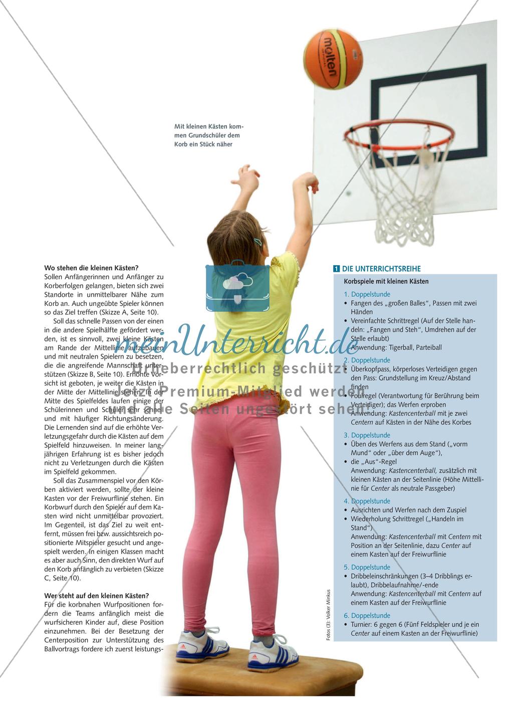 Basketball im Sportunterricht der Grundschule Preview 2