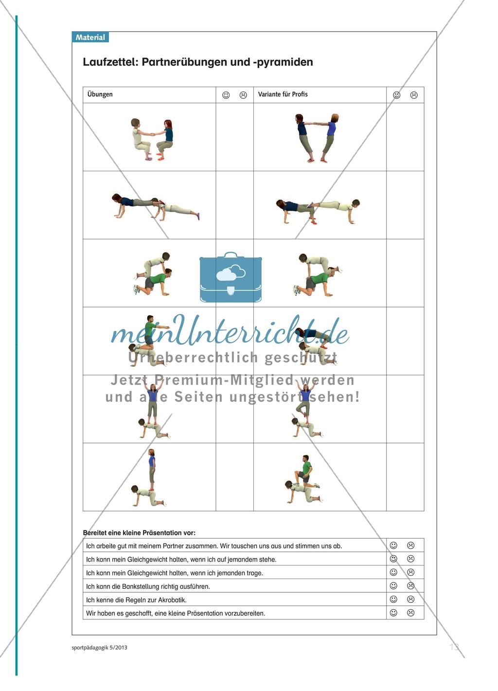 Akrobatik in der Grundschule Preview 7