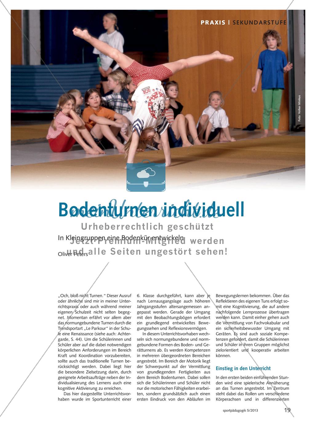 Bodenturnen individuell Preview 1