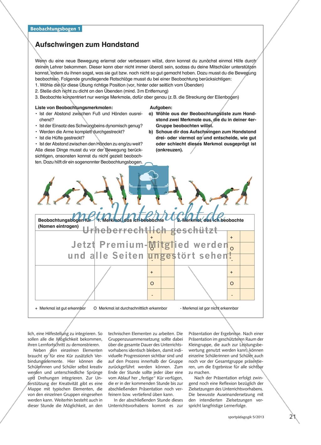 Bodenturnen individuell Preview 3