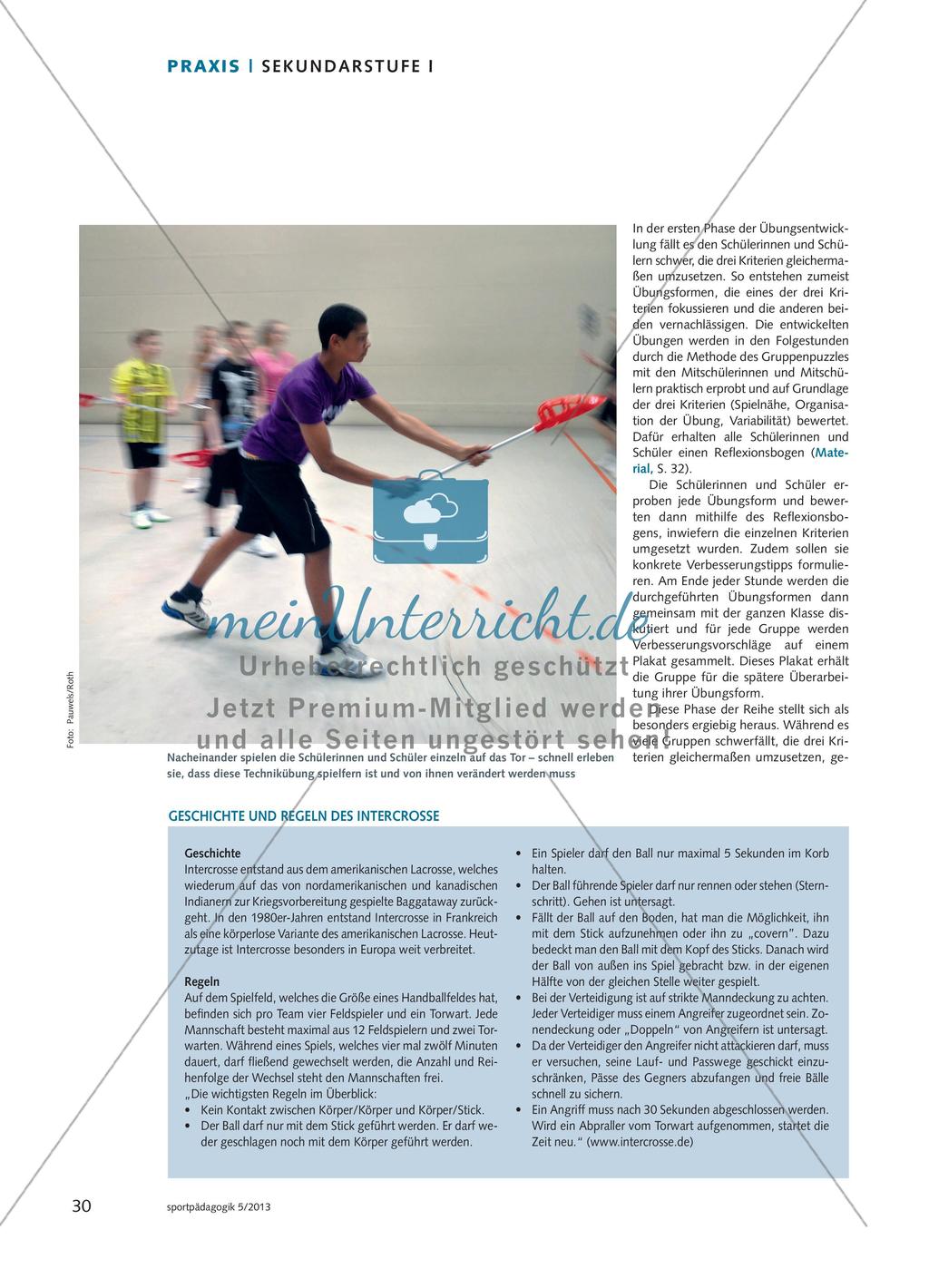 Intercrosse im Sportunterricht Preview 3