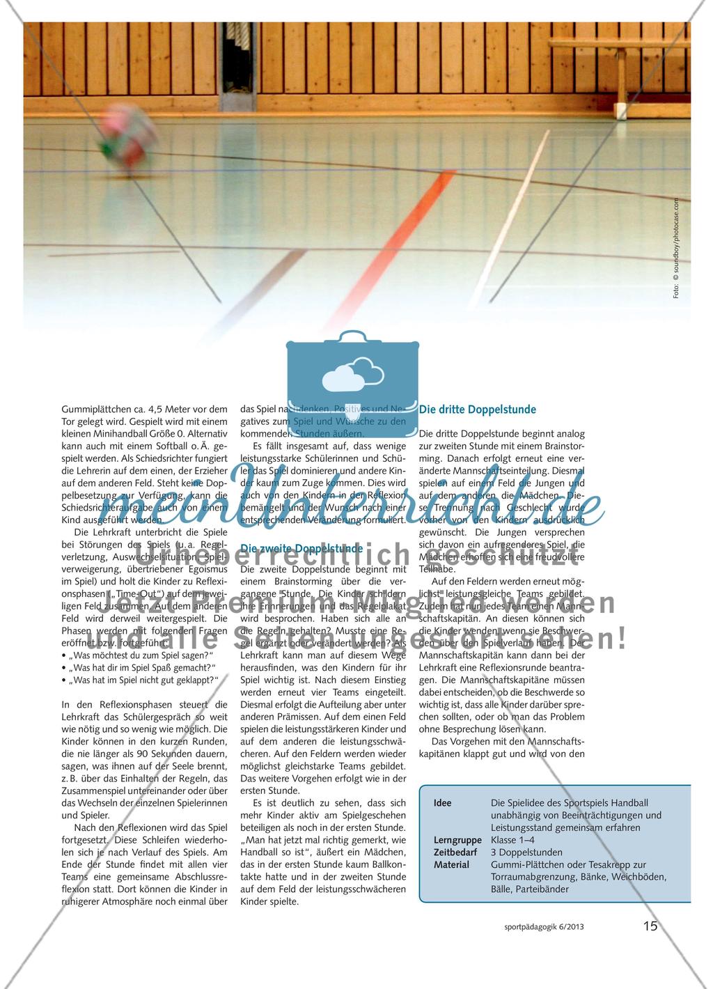 Handball in Angriff nehmen Preview 2