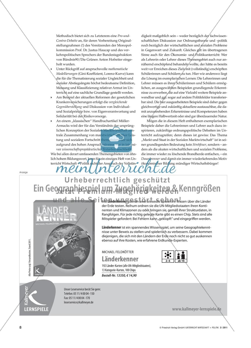 Markt und Staat in der Sozialen Marktwirtschaft Preview 2
