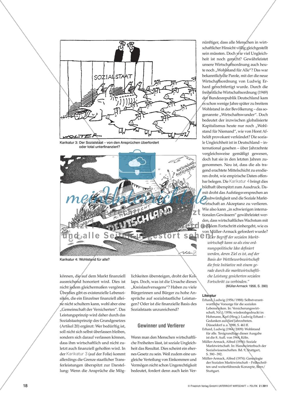 Anspruch und Wirklichkeit der Sozialen Marktwirtschaft im Spiegel der Karikatur Preview 4
