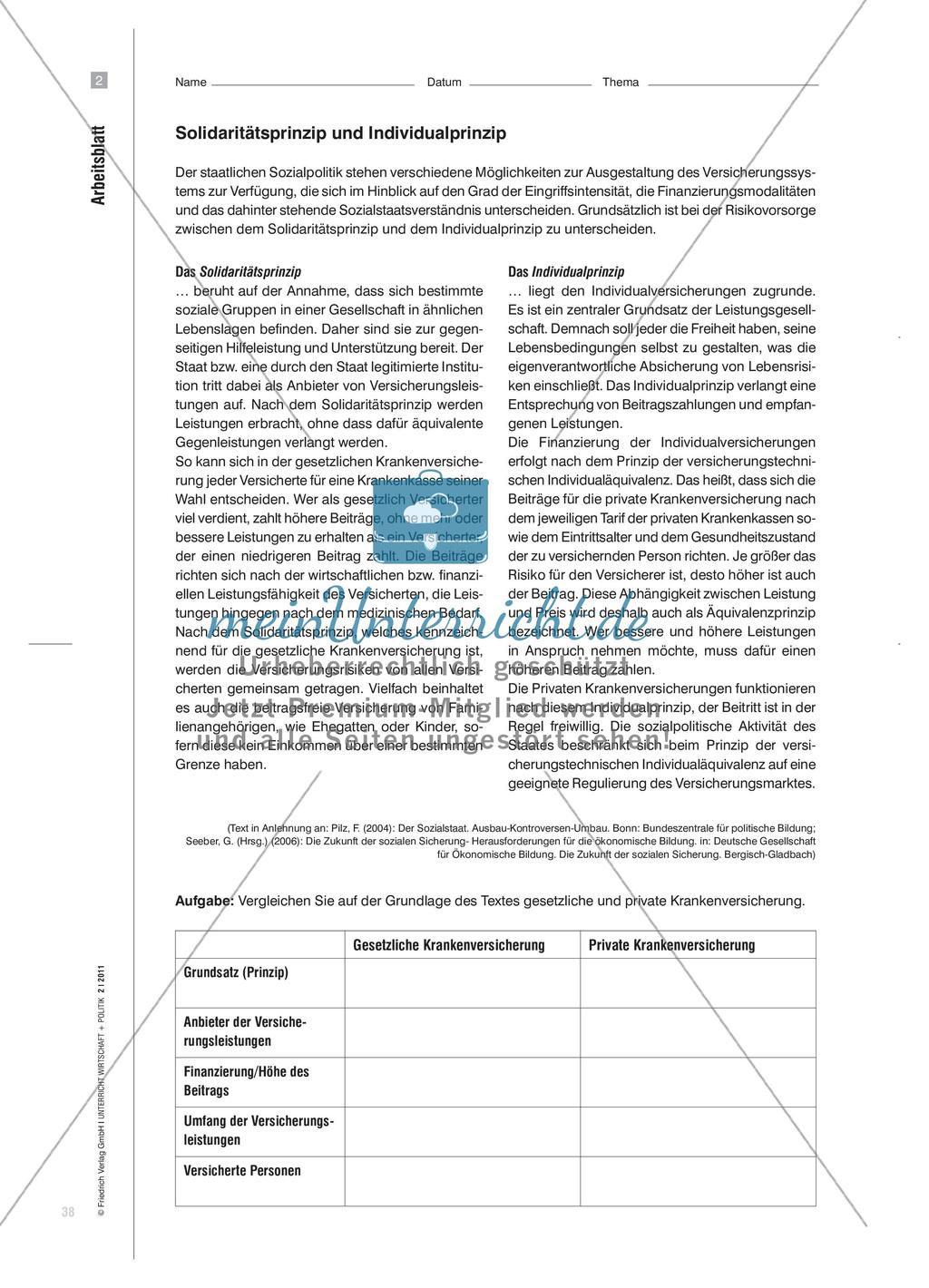 Eigenverantwortung und Solidarität Preview 3
