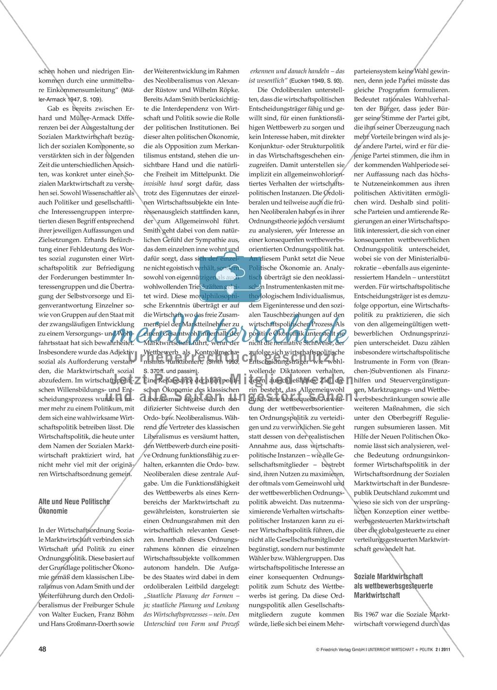 Veränderungen der Idee der Sozialen Marktwirtschaft Preview 2