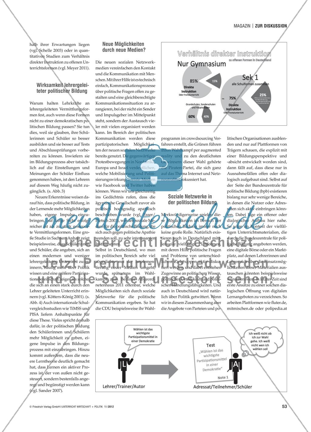 Abkehr von der Instruktion in politischer Bildung? Preview 2