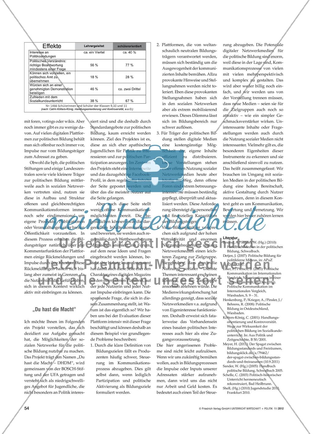 Abkehr von der Instruktion in politischer Bildung? Preview 3