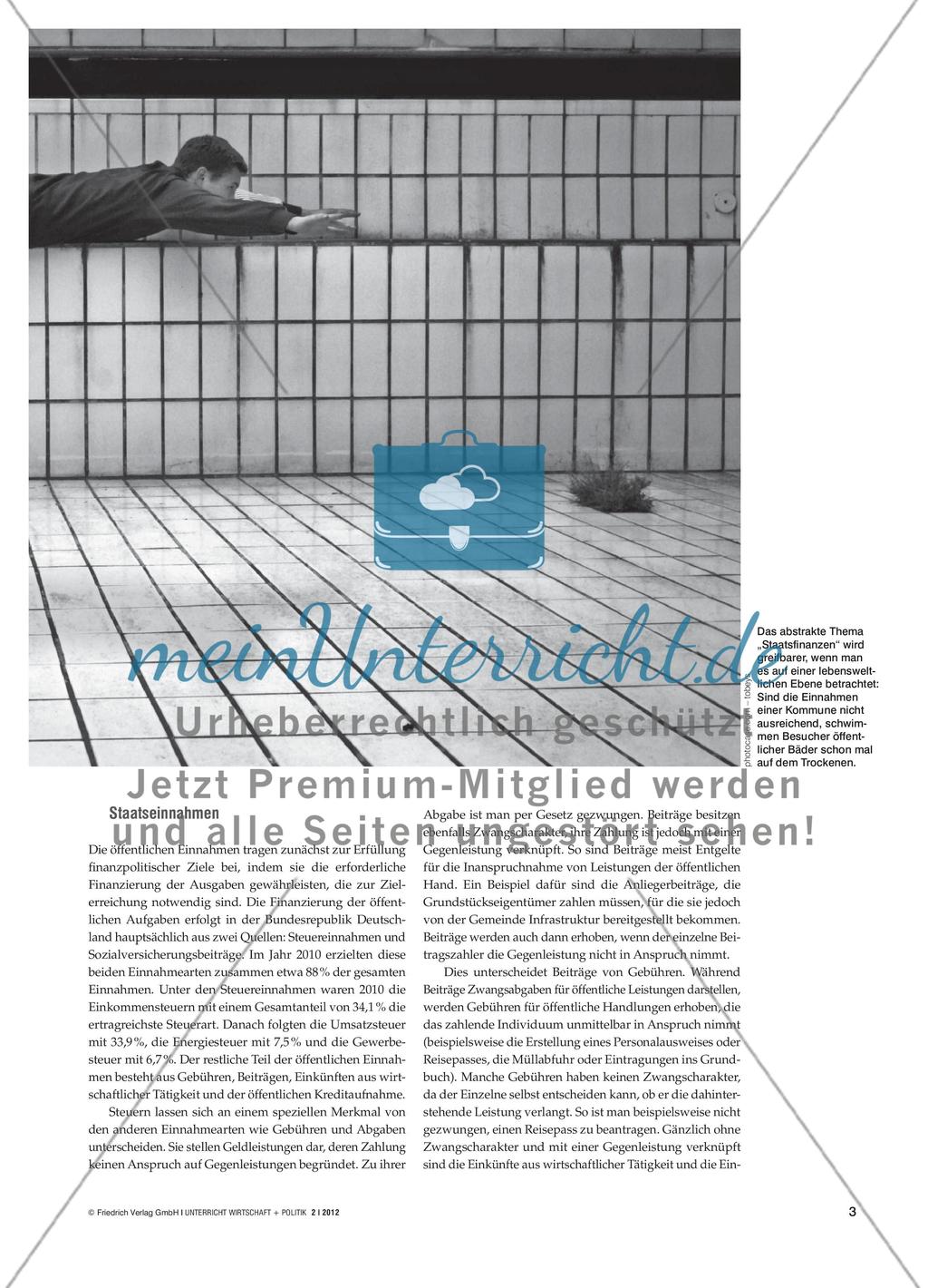 Staatsfinanzen - Die Haushaltsführung der öffentlichen Hand Preview 2