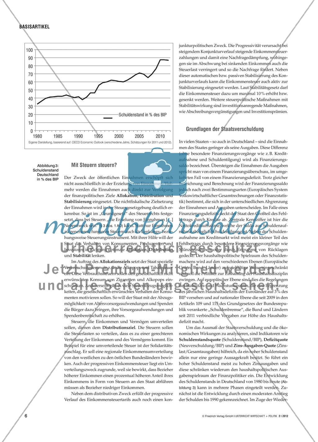 Staatsfinanzen - Die Haushaltsführung der öffentlichen Hand Preview 5