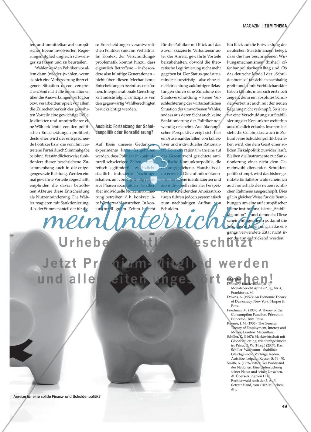 Schuldenmachen wider besseres Wissen?! Preview 3