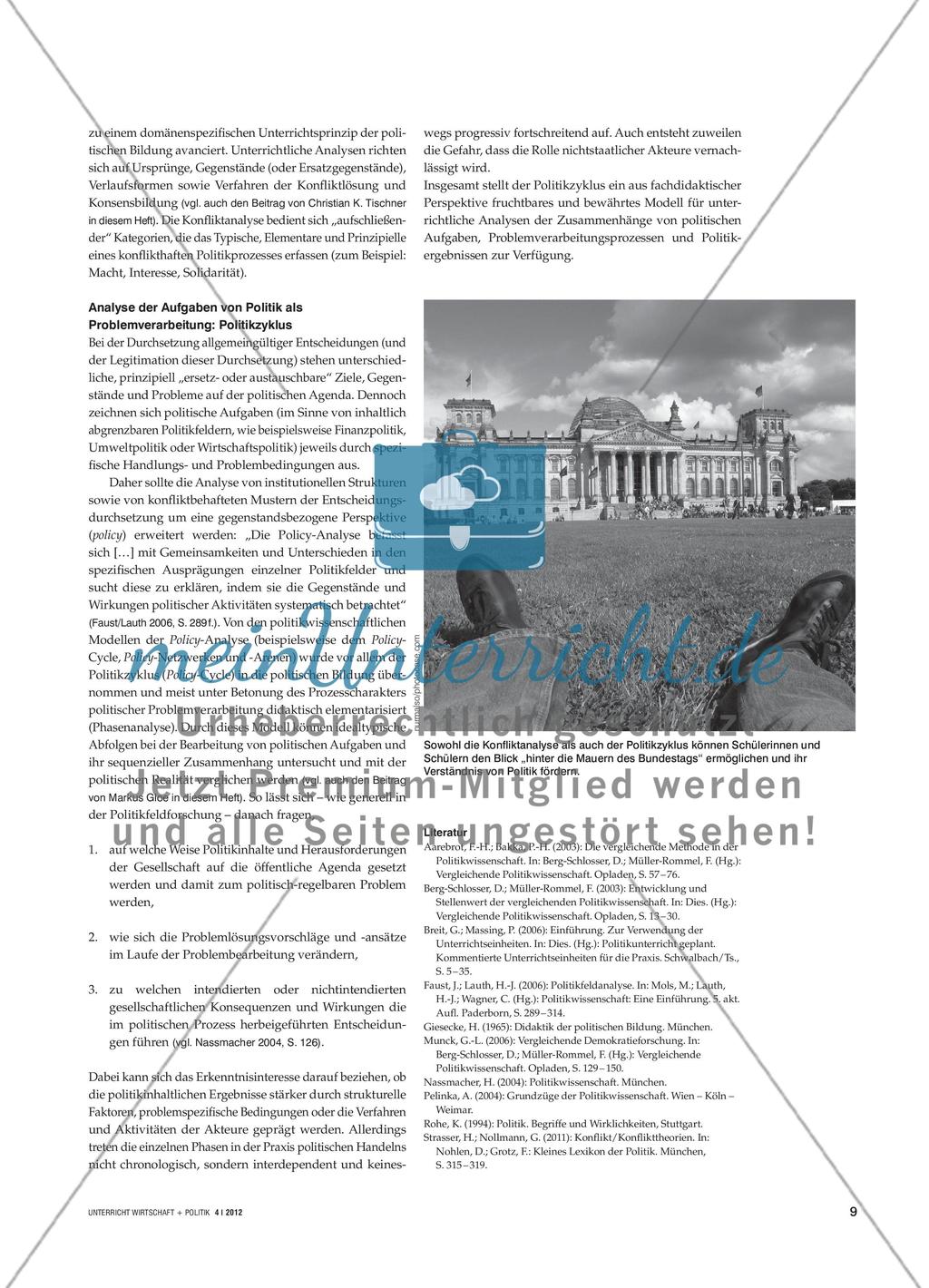 Wirtschaft und Politk analysieren - Fachspezifische Erkenntnisweisen im Unterricht Preview 8