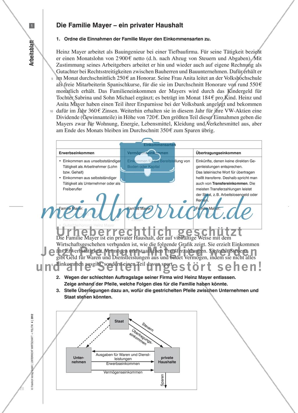 In Kreislaufzusammenhängen denken - Einführung des Wirtschaftskreislaufs als Analyseinstrument Preview 3