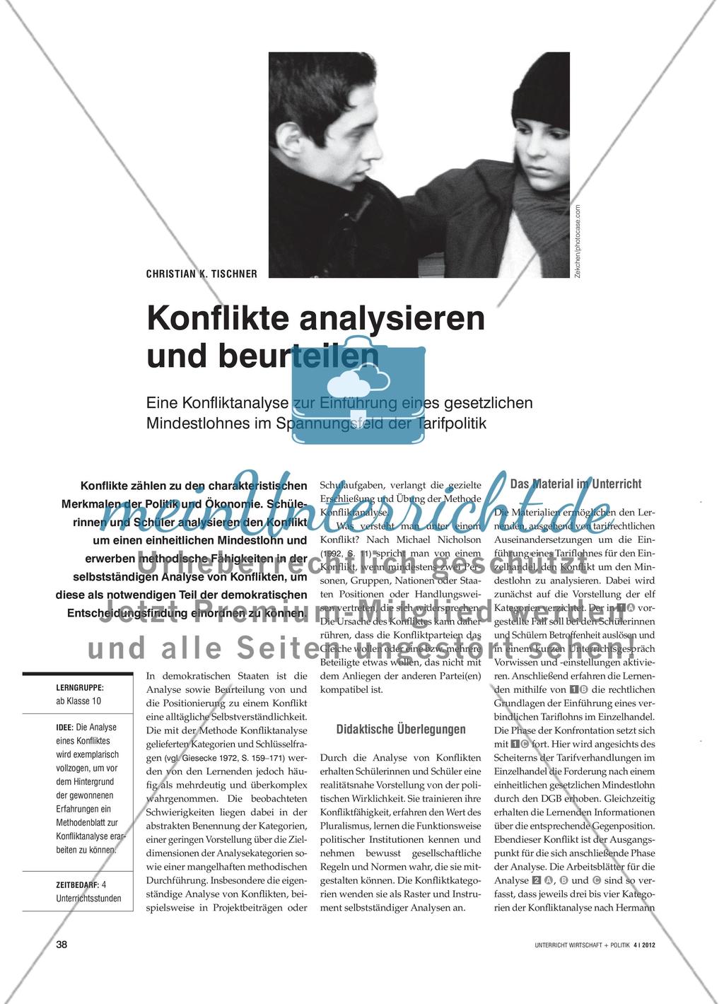 Konflikte analysieren und beurteilen Preview 1