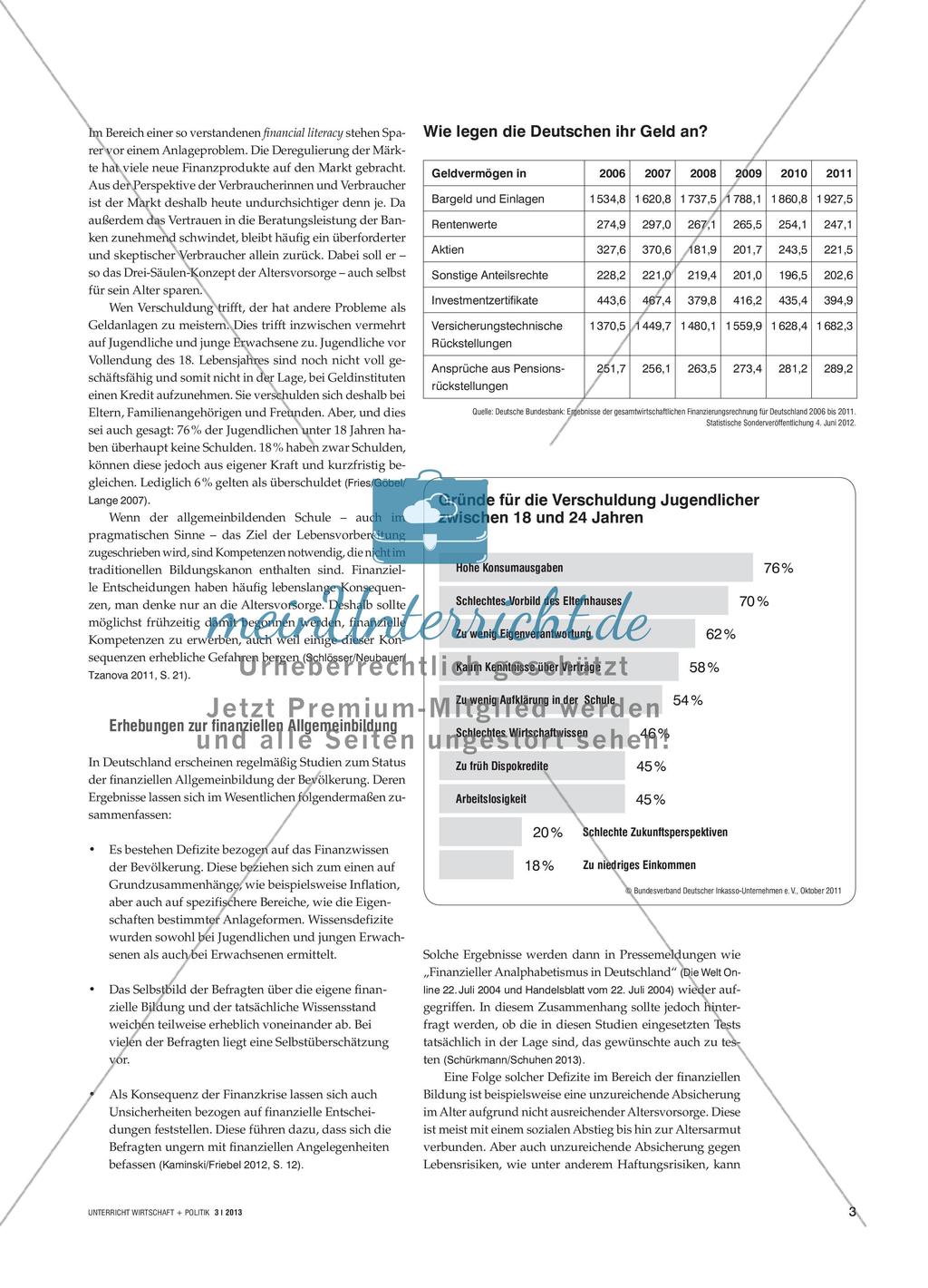Große Herausforderungen … - Aspekte finanzieller Allgemeinbildung Preview 2