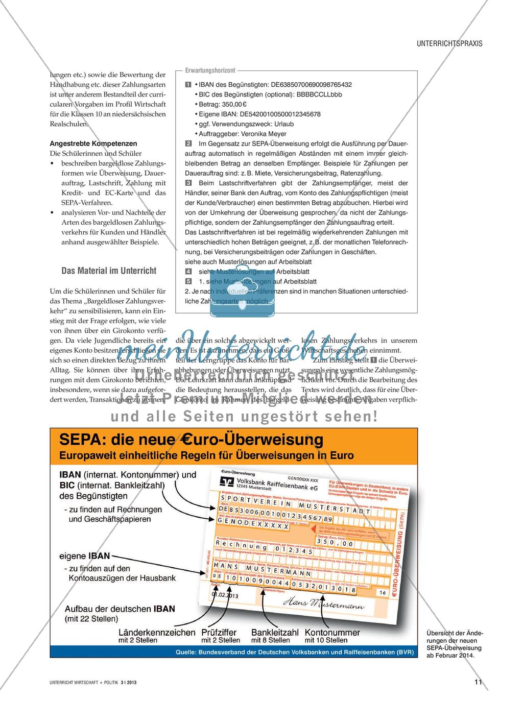 Im Dschungel der Zahlungsarten - Analyse der Merkmale bargeldloser Zahlungsmöglichkeiten Preview 2