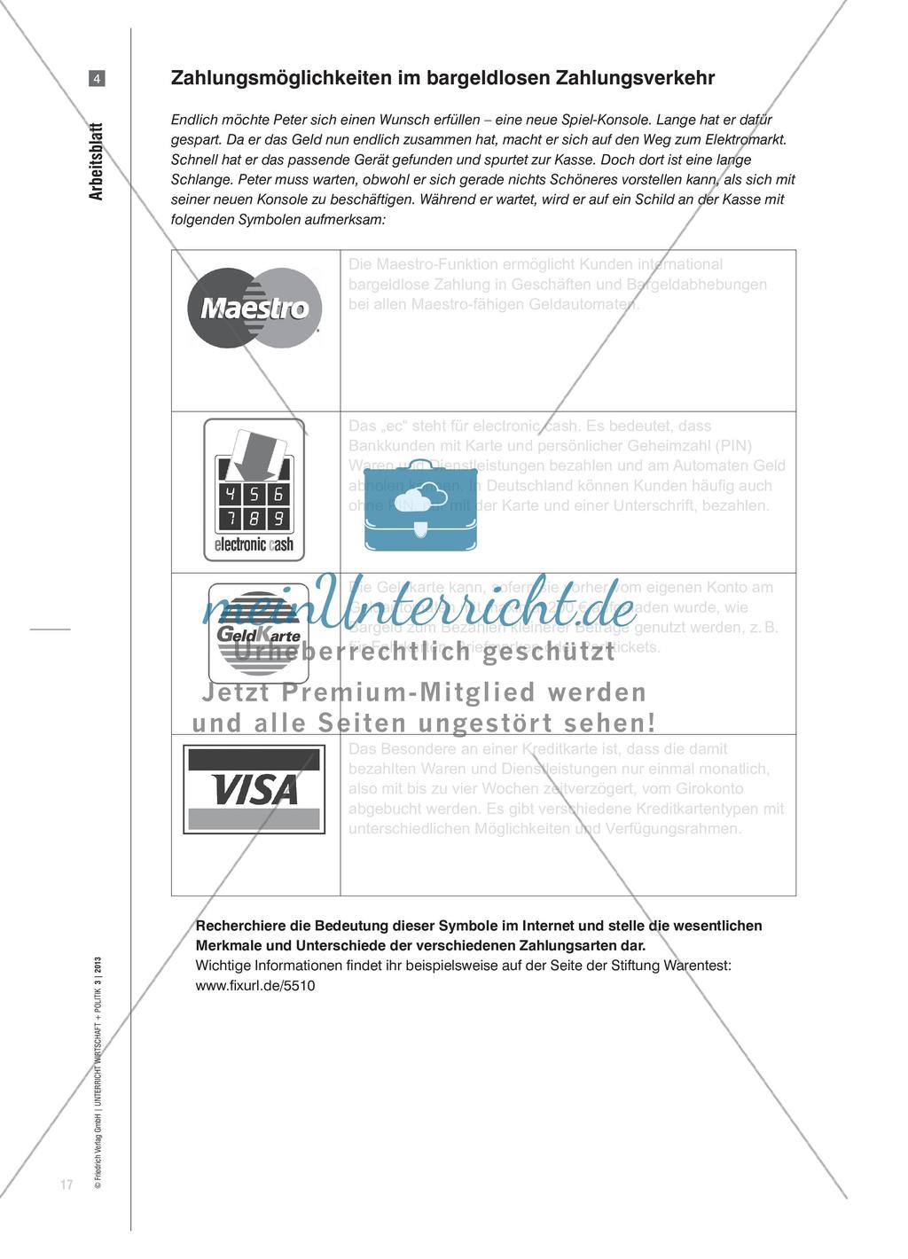 Im Dschungel der Zahlungsarten - Analyse der Merkmale bargeldloser Zahlungsmöglichkeiten Preview 7