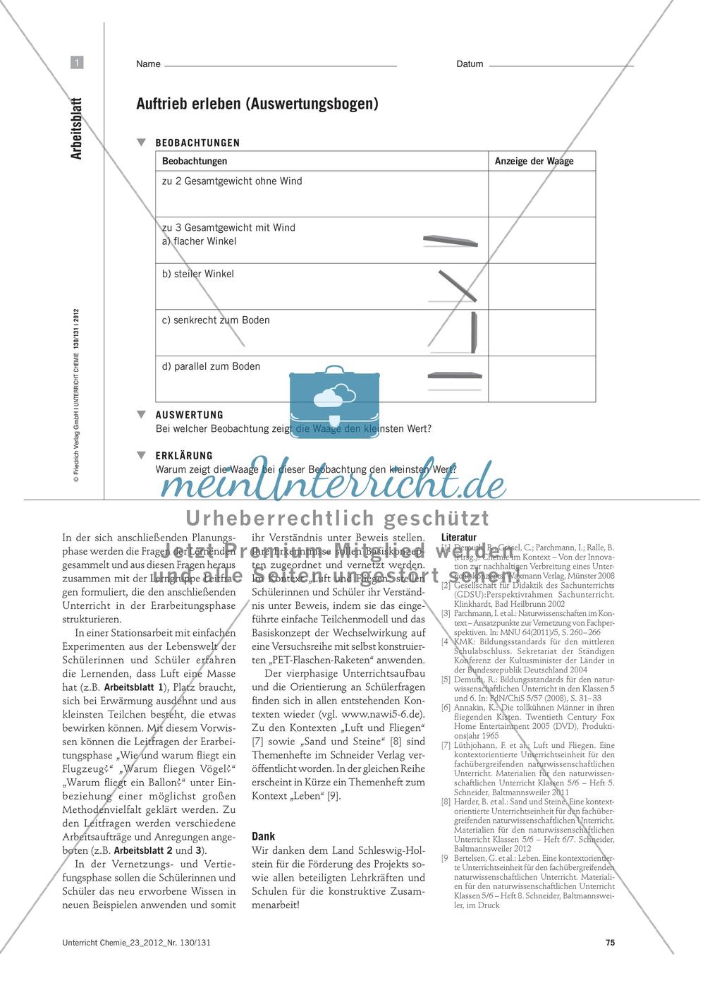 Kontextorientierte Unterrichtseinheiten für den NaWi-Unterricht Preview 6