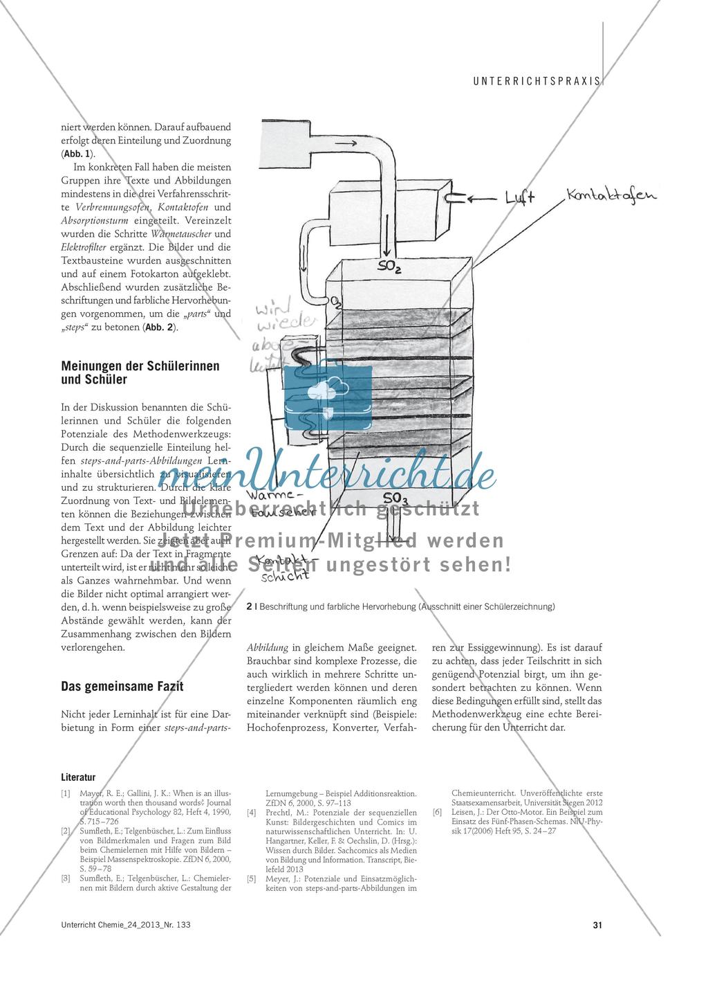 Step by step! - Schülerinnen und Schüler entwickeln steps-and-parts-Abbildungen Preview 2