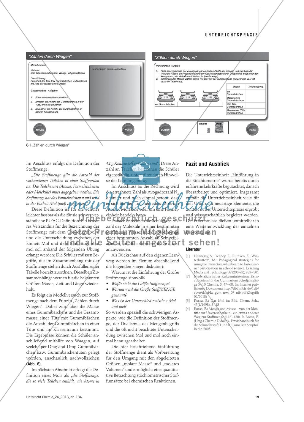 Stöchiometrie per Mausklick Preview 5