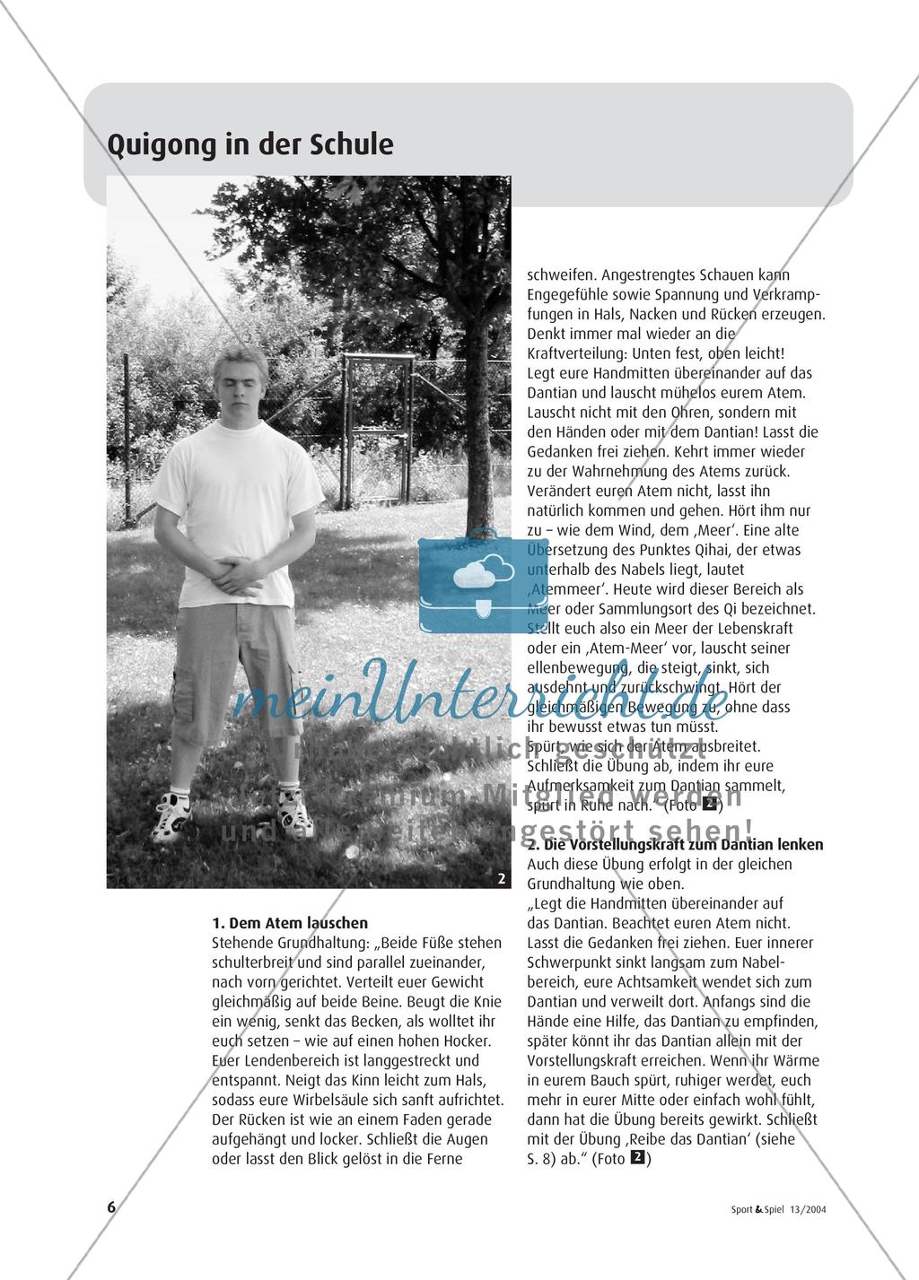 Wellness auf Chinesisch - Qigong in der Schule Preview 3