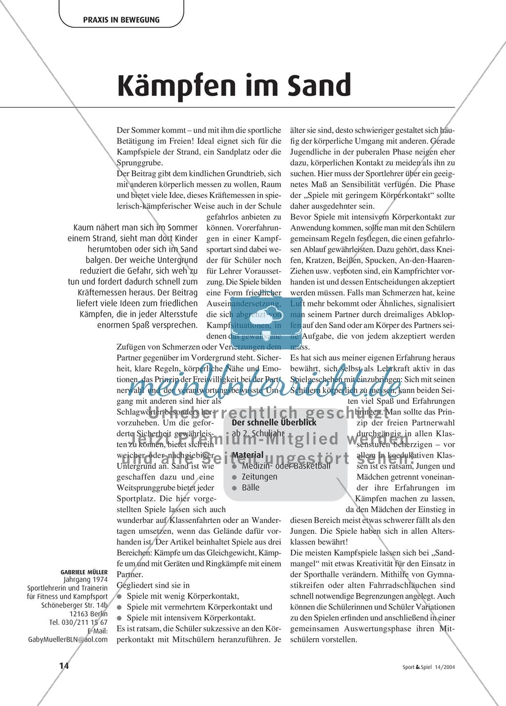 Kämpfen im Sand Preview 1