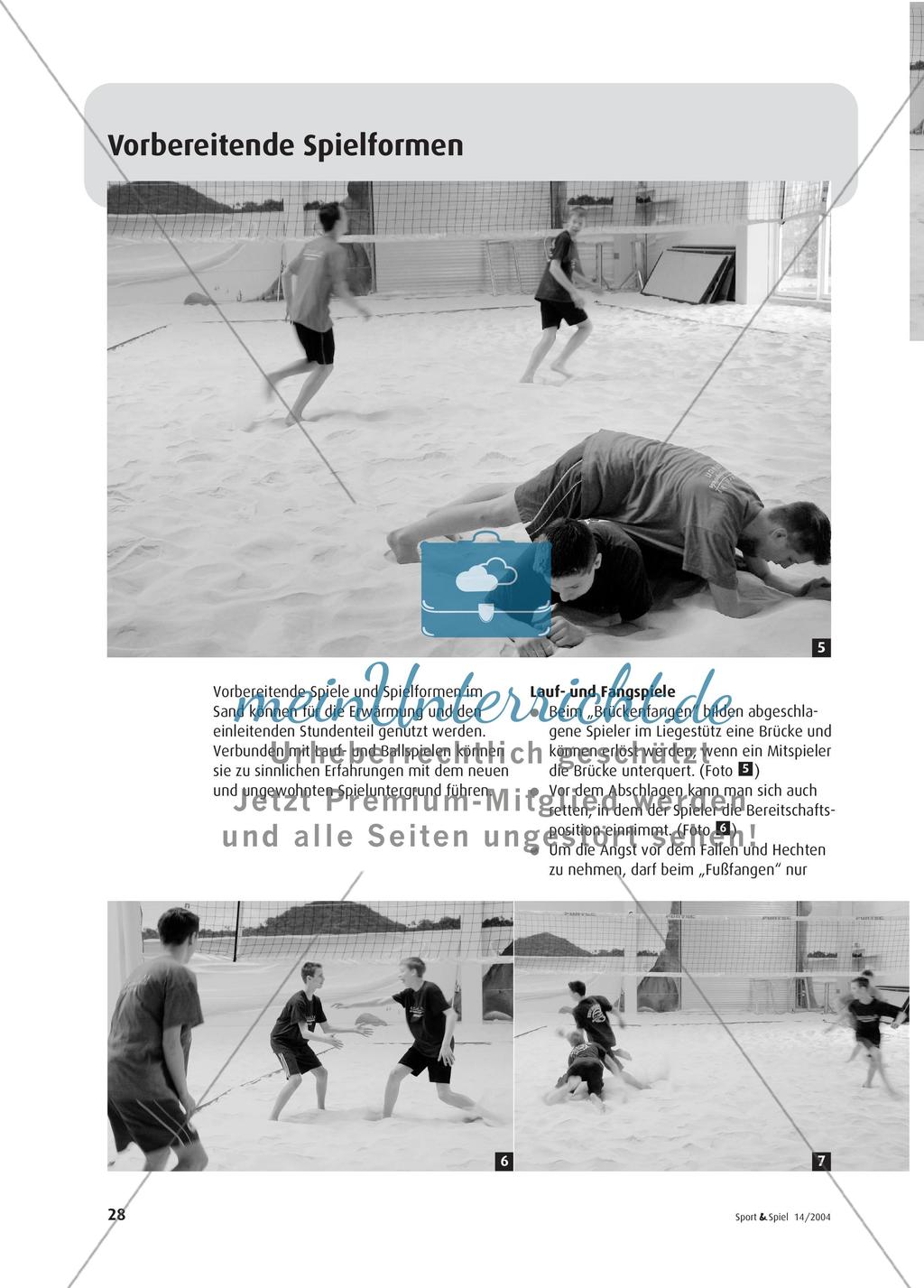 Beachvolleyball spielen lernen - Vom Volleyball im Sand zum Beachvolleyball Preview 3