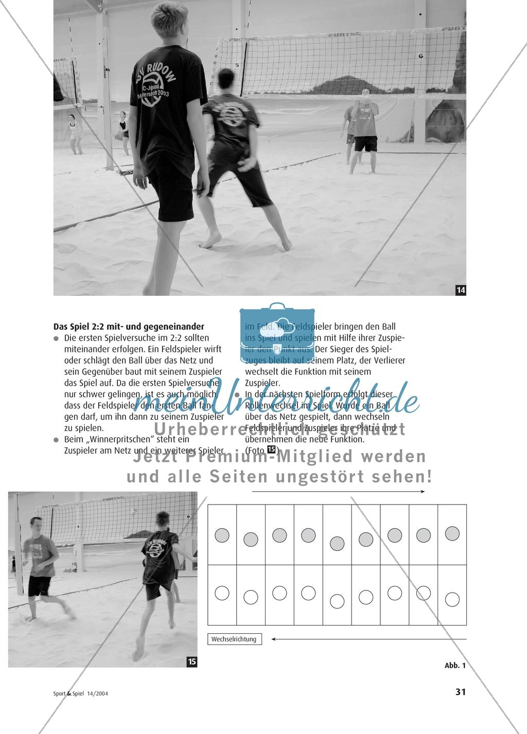 Beachvolleyball spielen lernen - Vom Volleyball im Sand zum Beachvolleyball Preview 6