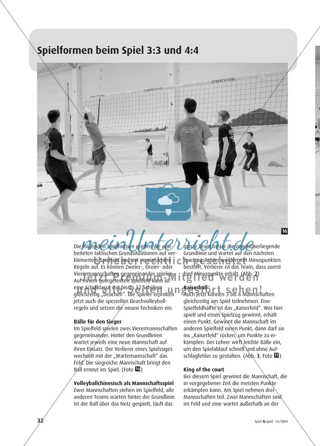 Beachvolleyball spielen lernen - Vom Volleyball im Sand zum Beachvolleyball Preview 7