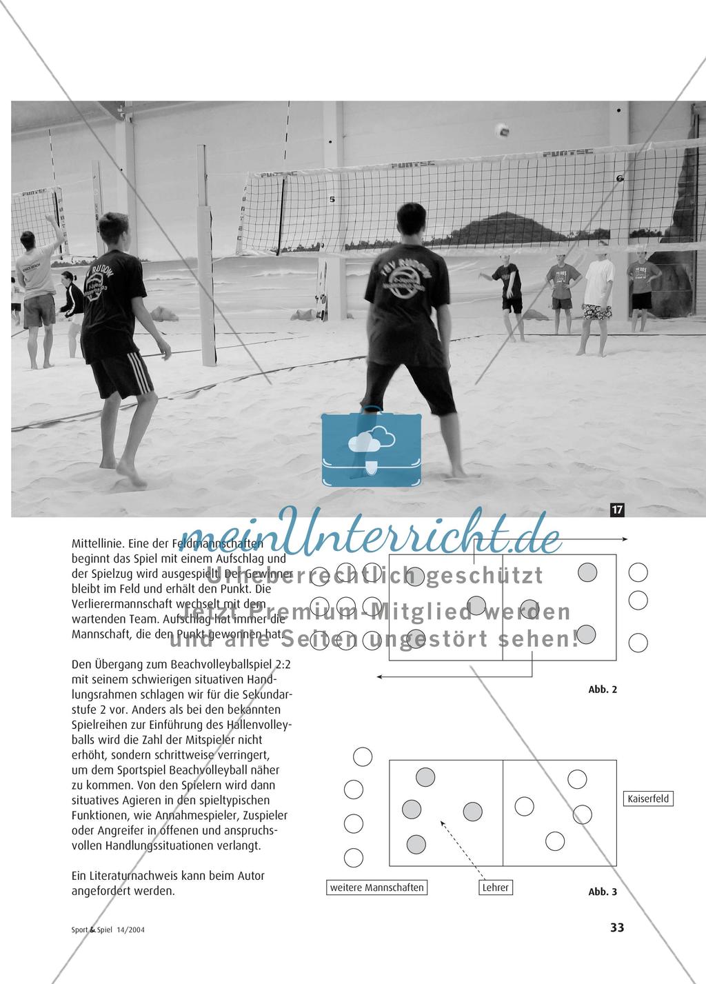 Beachvolleyball spielen lernen - Vom Volleyball im Sand zum Beachvolleyball Preview 8
