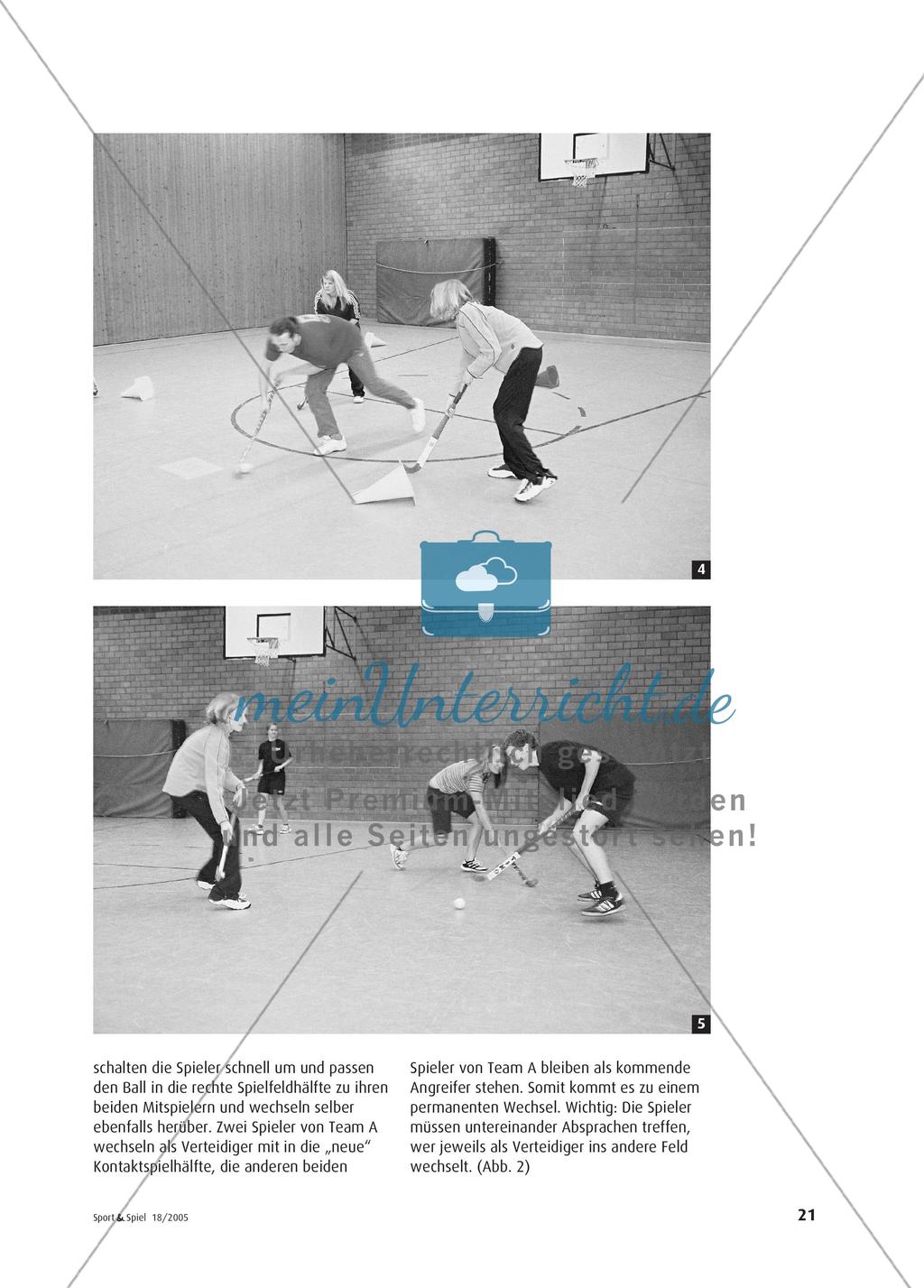 Hockey – Spaß mit Spielen: Spielformen zur Verbesserung der Spielfähigkeit Preview 4