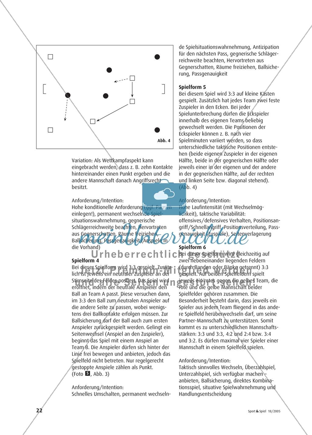 Hockey – Spaß mit Spielen: Spielformen zur Verbesserung der Spielfähigkeit Preview 5