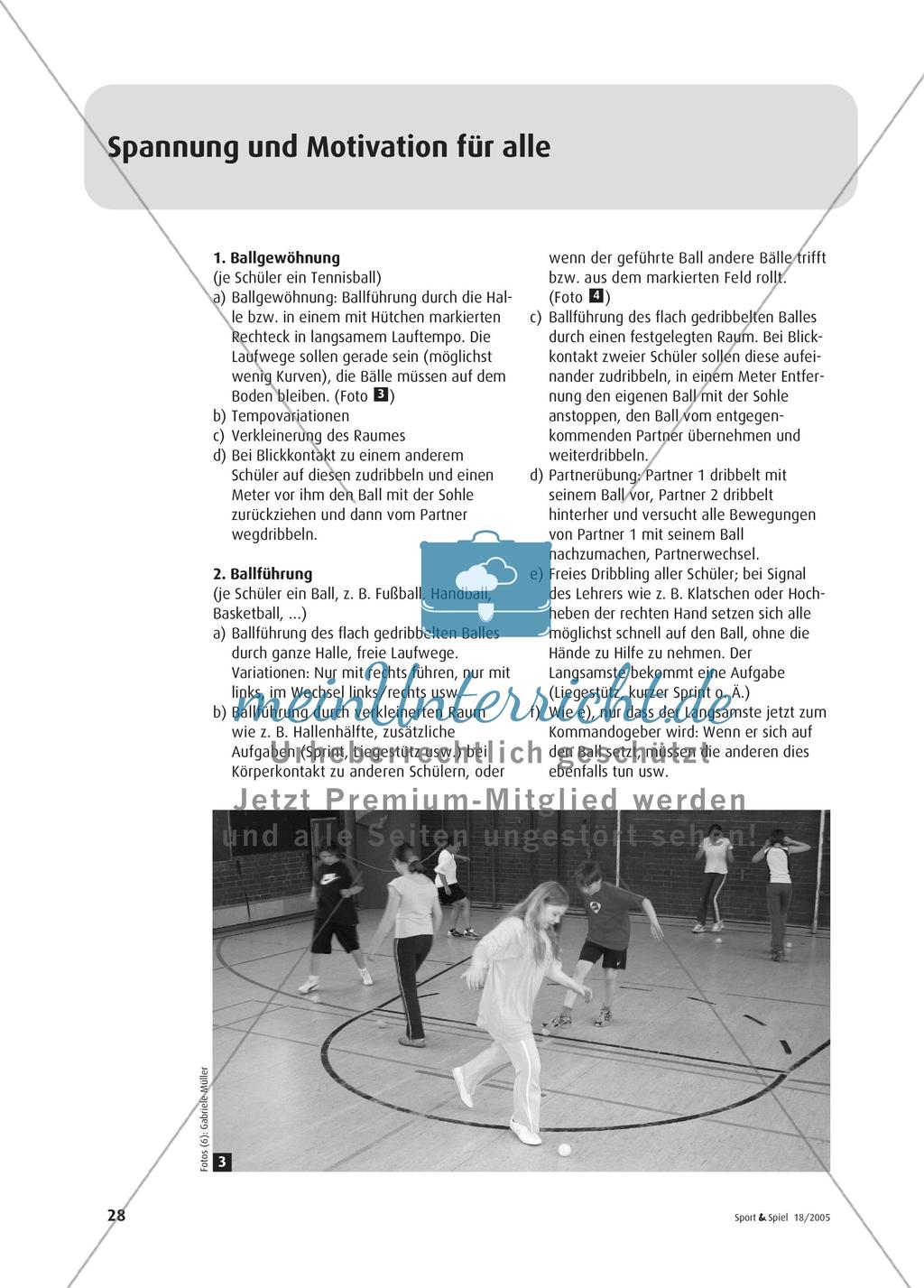 Fußball in der Schule - Jungen und Mädchen mit unterschiedlichen Vorerfahrungen Preview 3