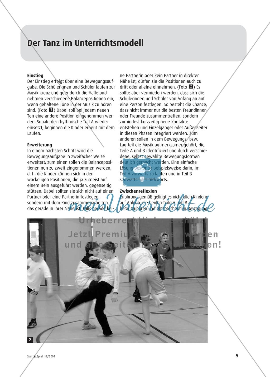 Siebensprung - Schülerinnen und Schüler entwickeln ihren eigenen Tanz Preview 2