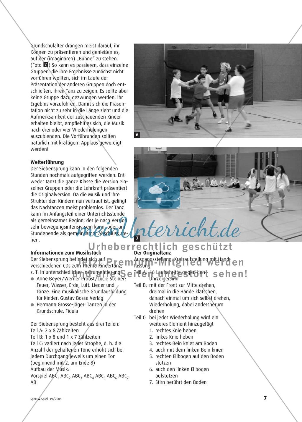 Siebensprung - Schülerinnen und Schüler entwickeln ihren eigenen Tanz Preview 4