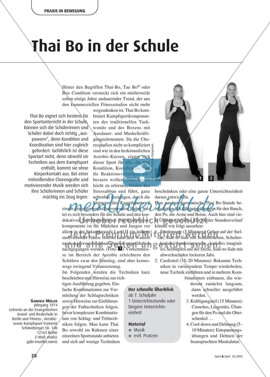Thai Bo in der Schule Preview 1