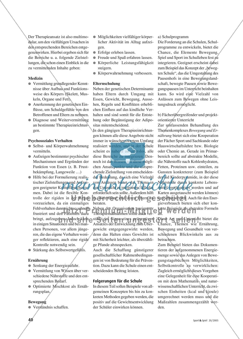 Adipositas - Möglichkeiten der Prävention und Gegensteuerung Preview 3