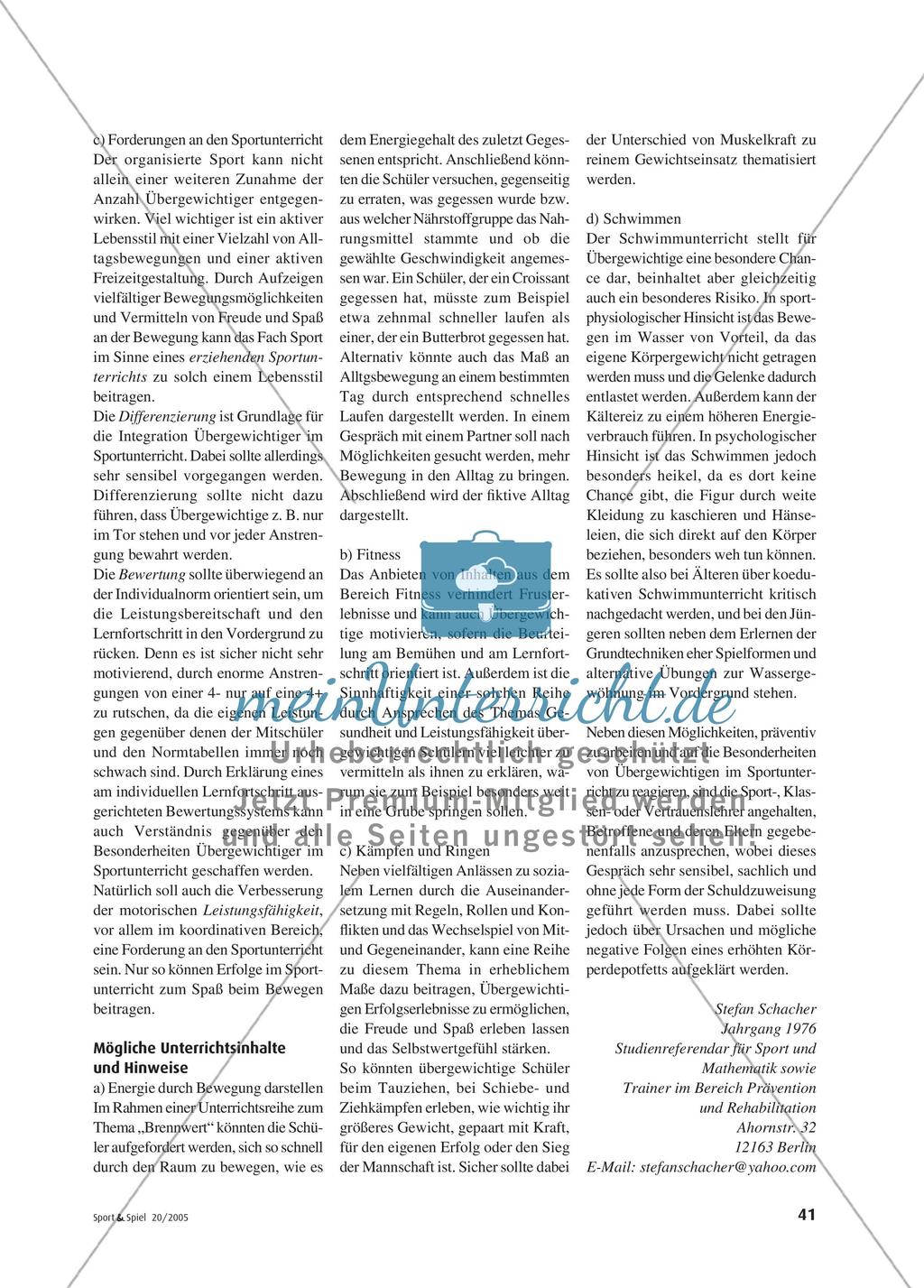 Adipositas - Möglichkeiten der Prävention und Gegensteuerung Preview 4