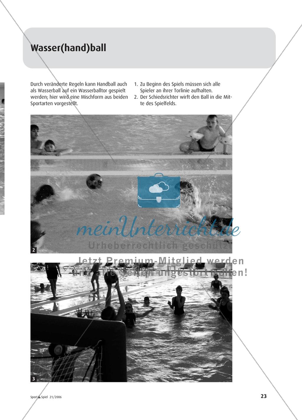 Ballspiele im Wasser Preview 2