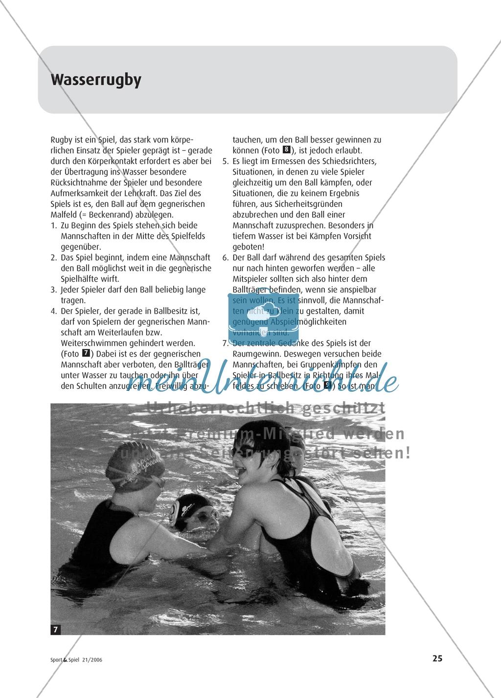 Ballspiele im Wasser Preview 4