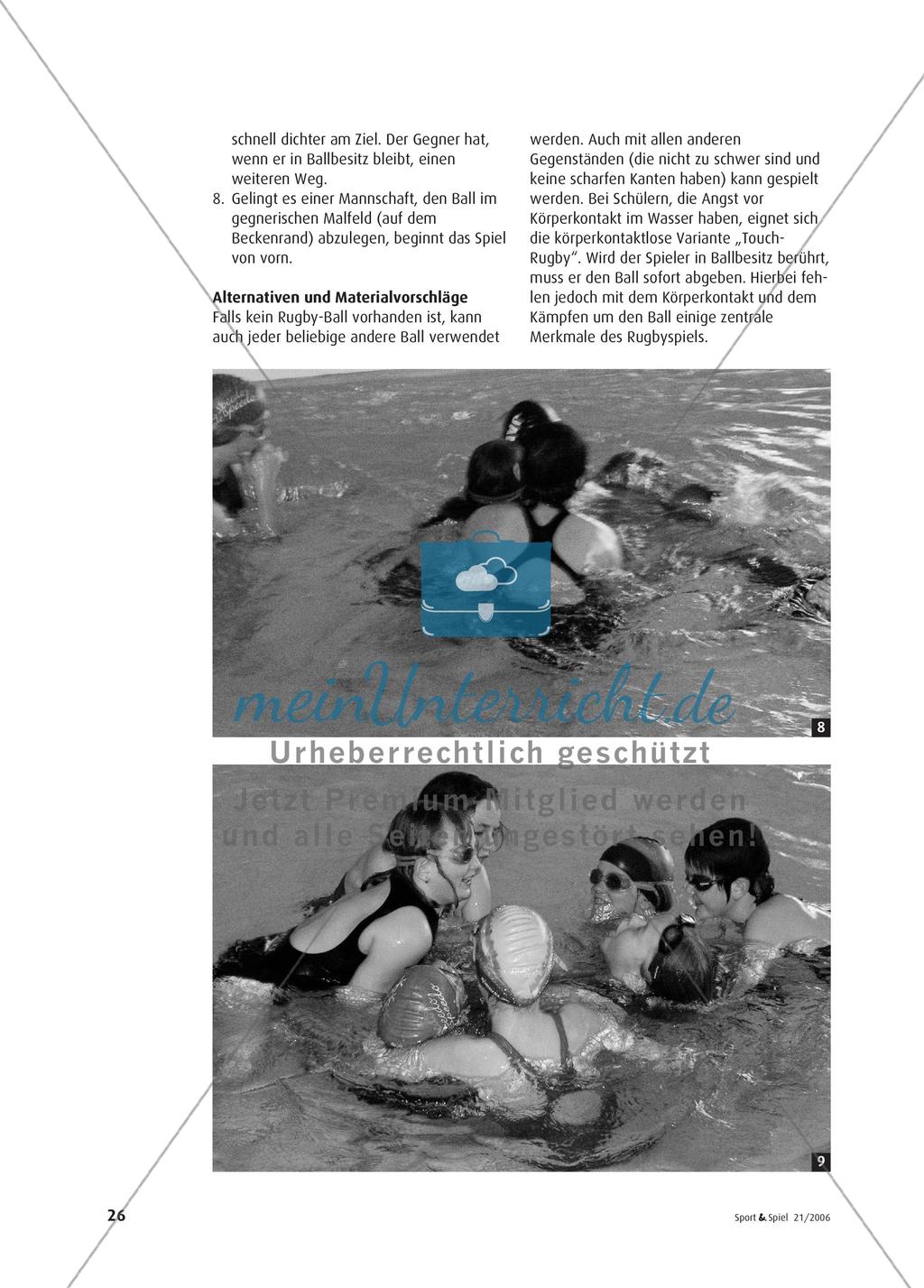 Ballspiele im Wasser Preview 5
