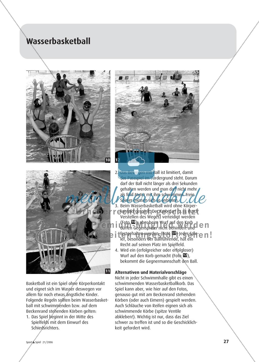 Ballspiele im Wasser Preview 6