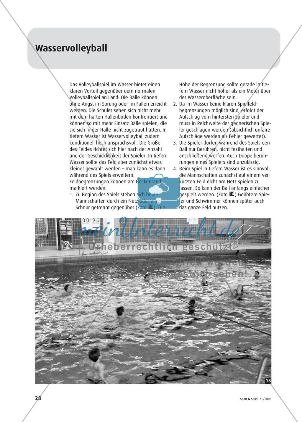 Ballspiele im Wasser Preview 7
