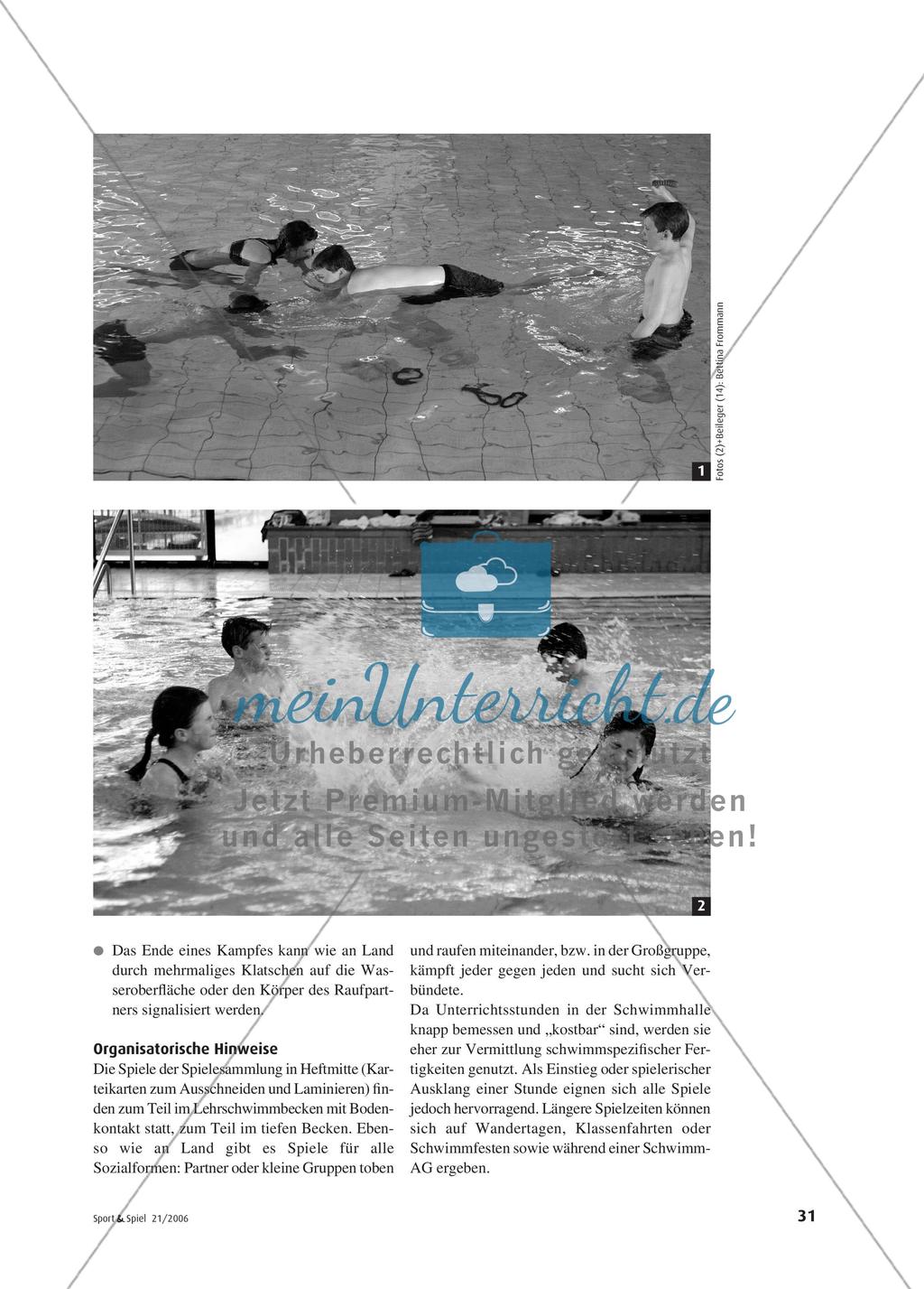 Toben und Raufen im Wasser Preview 2
